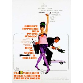 OMG Printing Audrey Hepburn How To Steal A Million Poster/Print/Picture Satin Photo Paper - A3-297mm x 420mm