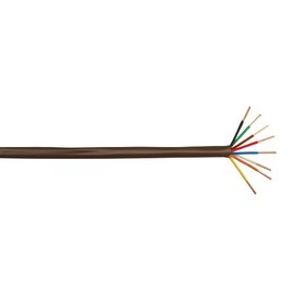 Coleman Cable 552080407 Thermostat Wire; CL2 Solid Bare Copper; 20/8; 250-Foot