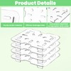 MBAIYO 24 Pcs Plastic Drain Shelf for 1/6 Size Food