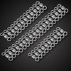 40 x Durable Stainless Steel Fishing Swivel Snap Connectors Lure