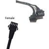 JXOFROAD 2Pcs Motorcycle Extension Cable Wire,1-3 Way Splitter 4-PIN for