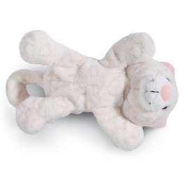 NICI 49403 MagNICI Love Cat Hearty 12 cm White Sustainable Cuddly Toy with Magnet - Magnetic Toy for Fridge, Blackboard, Metal & Much More Great Gift Idea, Cream