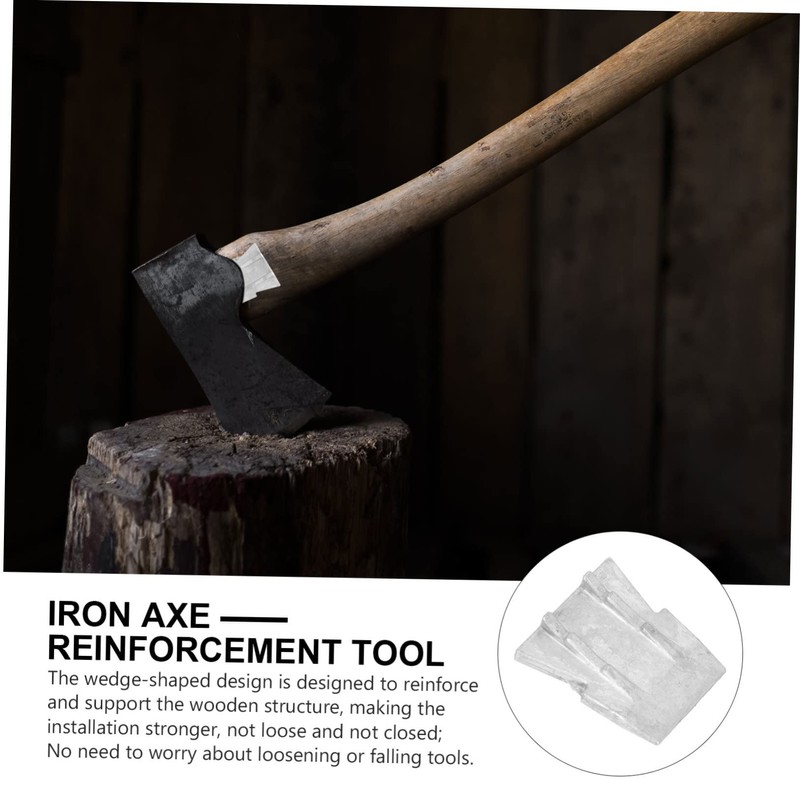 COHEALI 5sets Iron Wedges for Hammer Installation Durable Axe Wedges