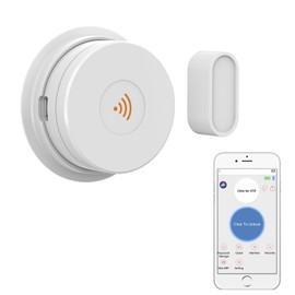 DiDiHere Wi-Fi Bridge (W100) & Door Sensor Suitable Smart Key Box & Smart Parcel Box,Record Door Opening/Closing Status