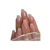 Kit De Uñas Postizas Y Pegamento De Uñas, 24