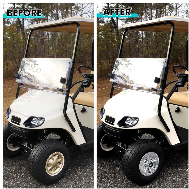 10L0L Golf Cart Hubcaps 8 inch Wheel Covers for Club