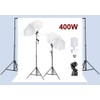 Ardinbir Studio Photo 400w Continuous Light White Umbrella Lighting Kit