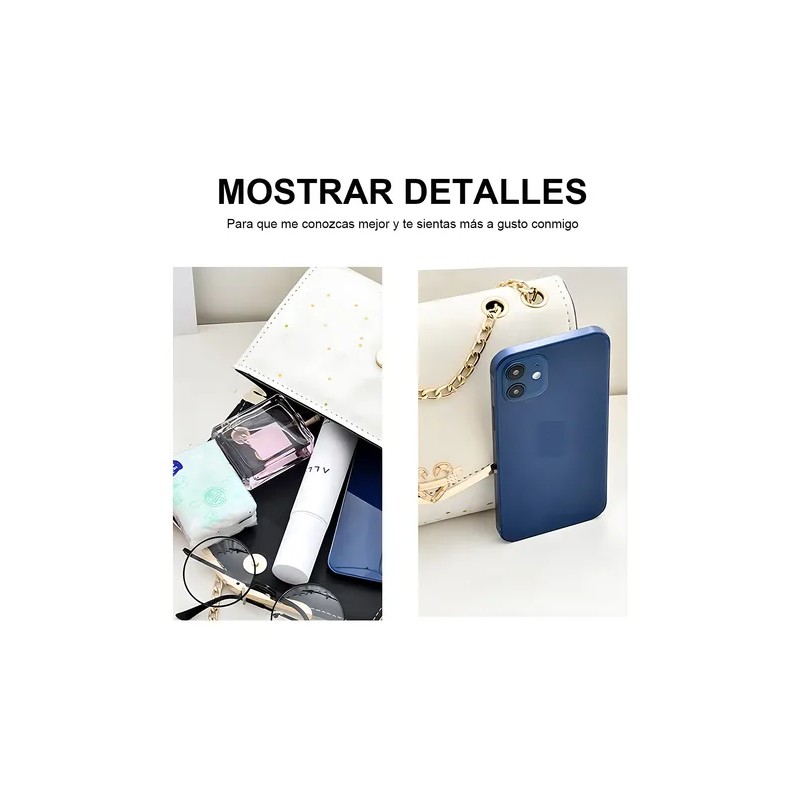 Bolso Crossbody de Mano para Mujer - Elegante, Compacto y