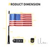 RERPRO Flag with Pole and Mount Holder Compatible with 2018-2026