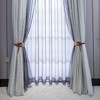Leather Curtain Tie Backs, 4 Piece Minimalist Leather Drapery Tiebacks,