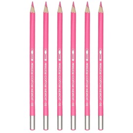 PATIKIL Watercolor Pencil, 6Pcs Water Soluble Pencils for Blending, Coloring, Sketch Drawing, Painting, Pale Pink