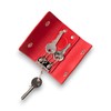Genuine Leather Key Case with Multiple Key Holders Compact and