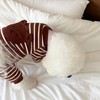 Dog Pajamas Striped Soft Warm Comfortable Fashionable 4 Legs Pet
