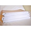 Flat Bedding Sheet, Size Double. 100% Cotton Satin, 300 Thread