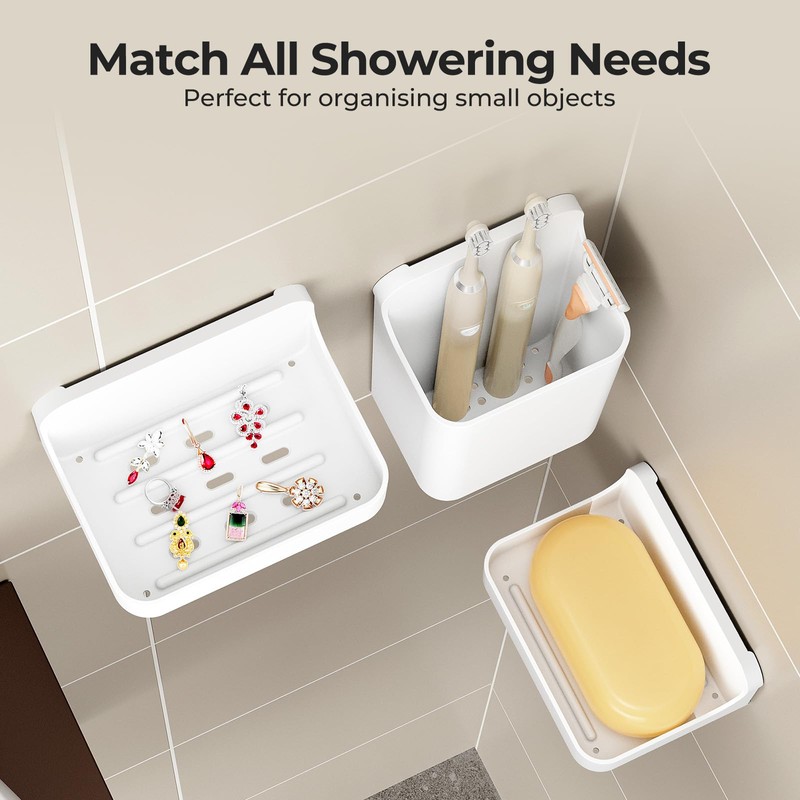 Orimade Shower Shelf No Drilling Shower Shelf Rustproof Pack of