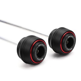 LLIDFONK For Kawasaki Z900 Z900RS Z900SE Z 900 RS SE 2019-2025 Accessories Motorcycle Front Wheel Rear Wheel Fork Axle Fork Crash Protector Pad (Red)