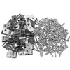 ANCLLO 100 Pieces Stainless Steel Fence Mounting Brackets, Fence Panel