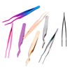 Stainless Steel False Eyelash Aids False Eyelash Tweezers Eyelash Curler
