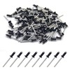 BESTYCHAO 100pcs Aluminium Blind Rivet 4mm x 10mm, Open End