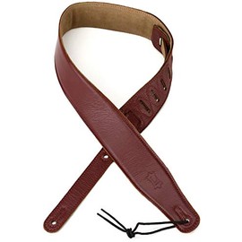 Levy's Leathers M26gf 2.5 Strap with Garment Leather Top Burgundy