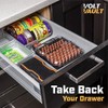 Battery Tester Checker (1 Pack w/Organizer)