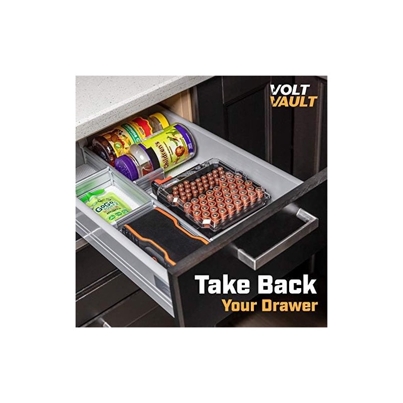 Battery Tester Checker (1 Pack w/Organizer)