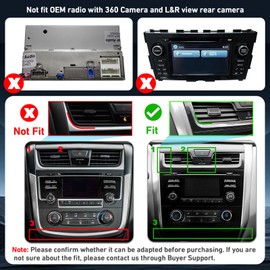 10.1 inches Android 10 Double Din Car Stereo for Nissan Altima 2013-2015 IPS Touchscreen Screen Car Radio with Carplay & Android Auto Support Backup Camera GPS FM Navi BT