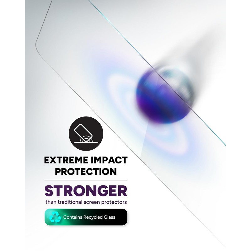 ZAGG Glass+ Screen Protector for iPhone 16 Plus / 15