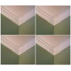 Crown Molding Corners Low Profile, Inside Corners fits 5 1/4"