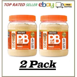PBfit 2 Pack - PBfit All-Natural Gluten-Free Peanut Butter Powder 30 oz.