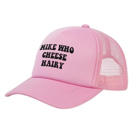 Mike Who Cheese Hairy Hat Trucker Hat for Men Funny Baseball Caps Funny Gifts for Women