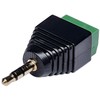 3.5mm Stereo TRS Male Plug to AV Screw Audio Balum