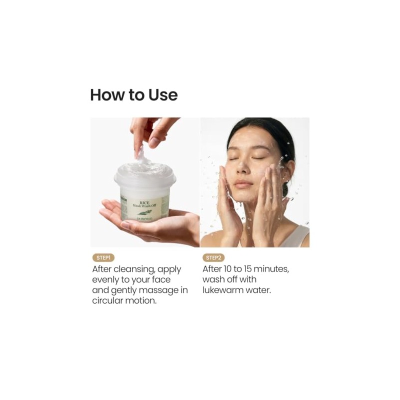 Skin Food Rice Mask Wash Off, 100g