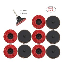 COSPOF 2 Inch Flap Sanding Disc 120 Grit,Surface Conditioning Disc,Quick Change Conn...