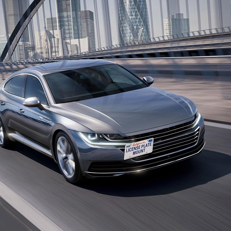 No Drill Front License Plate Bracket Mount Kit Compatible with