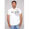 Camp David Men's Pique Polo Shirt with Prints and Embroidery,