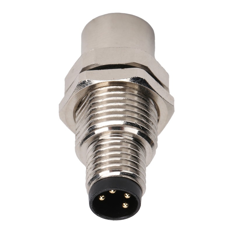 M8‑I4 Brass Industrial Connector Adapter M8 IP67 Waterproof Connector 4pin