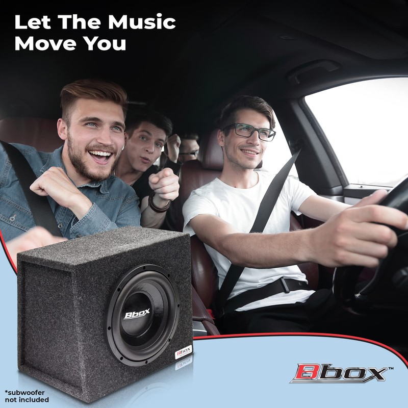 Bbox Single 10 Inch Subwoofer Sealed Enclosure - Car Subwoofer