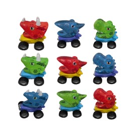 MUKIKIM Kool Kreepers - Dino Racers. Press, Release & Go Dinosaur Car Toy for Kid Interactive Early Education. No Batteries Required. One Randomly Selected Style