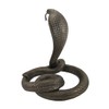 Large 12.75-Inch Tall Bronze Finished King Cobra Cast Resin Sculpture