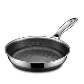 KOBACH 8in Nonstick Frying Pan - Stainless Steel Skillet, Dishwasher & Oven Safe, Compatible with Induction & Gas Stoves, Non-Toxic & Easy to Clean