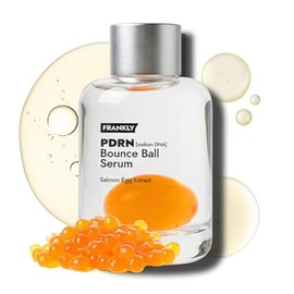 FRANKLY Salmon PDRN Bounce Ball Serum – 99% Pure Salmon DNA PDRN para recuperación posterior a las microagujas, enrojecimiento y reparación de la piel
