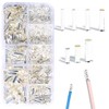 aikoolwer 1100Pcs Wire Ferrules Tinned Copper Crimp Connector Electrical Cable