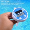 Uadme Solar Pool Thermometer,Water Temperature Thermometers Floating Pool Thermometer Electronic