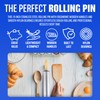 Stainless Steel Non Stick 19" Rolling PIN Pastry Dough Baking