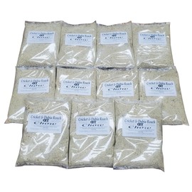 Dubia Roach & Cricket Feed - 11 lbs High-Protein Insect Chow for Reptile Feeders - Individually Packaged, Odor-Free, Colony Booster