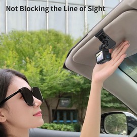 Upgraded Car Sun Visor Mount, VLOG/Video Holder for GoPro Hero 12/11/10/9/8 Black, Insta 360, DJI Action 4/3 and More