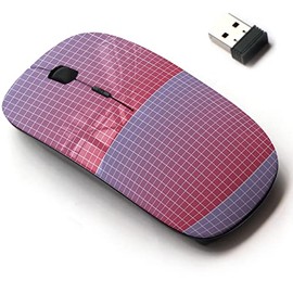 CJCBROES 2.4G Wireless Mouse with Cute Pattern Design for All Laptops and Desktops with Nano Receiver - Trendy Square