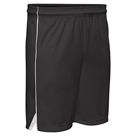 CHAMPRO Prime Girls' Basketball Shorts, black, white