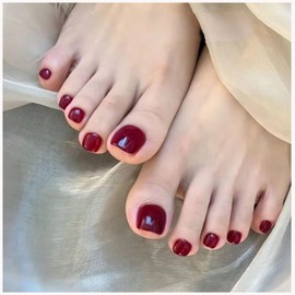 MISS MUMU Nail Tips, 24 Pieces, Nail Tip, Short, Spring and Summer, Simple, Cute, Popular, Nail Seal, Bride Nail, Glossy, False Nails, Coming of Age Ceremonies, Weddings, School Entrance Ceremonies